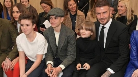 Σύσσωμη η οικογένεια Beckham στην παρουσίαση της νέας συλλογής της Victoria στο Λονδίνο!